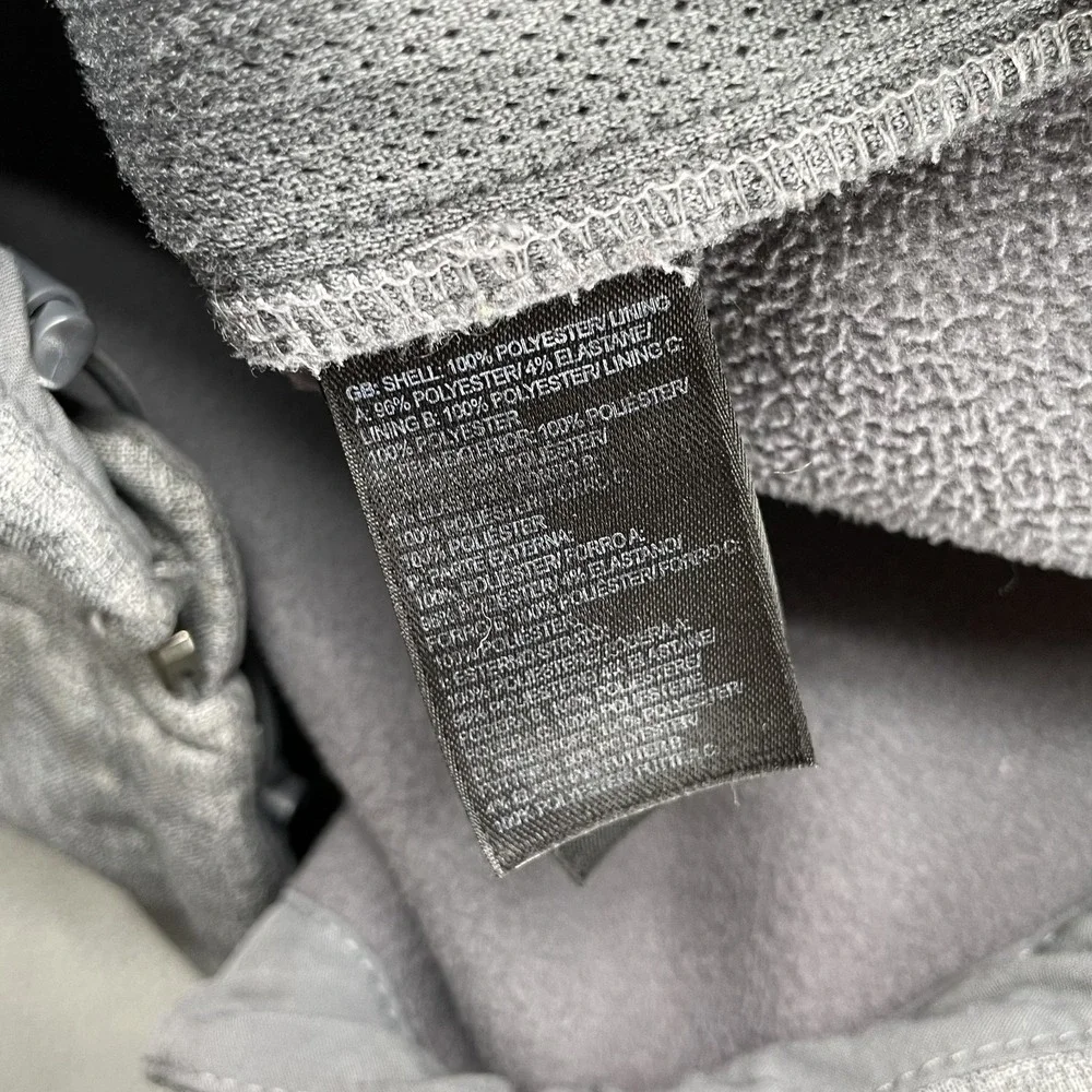 North Face Windwall Jacket Men's Large Fleece Lined Outdoor Performance Gorpcore